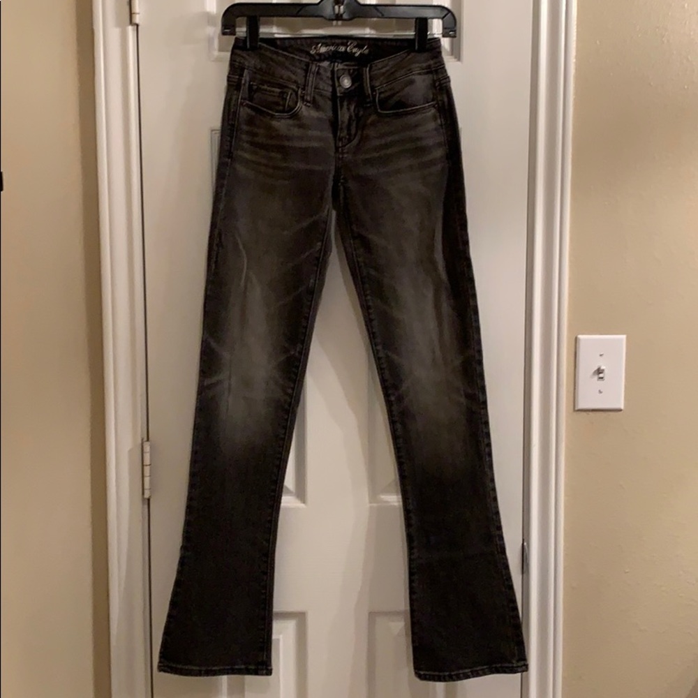American Eagle Outfitters Skinny Kick Gray Jeans